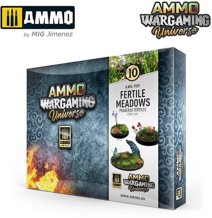 AMMO by Mig Jimenez Modelbouwdecoratie - MIG 7929 Wargaming Universe 10 - Fertile Meadows Effecten set