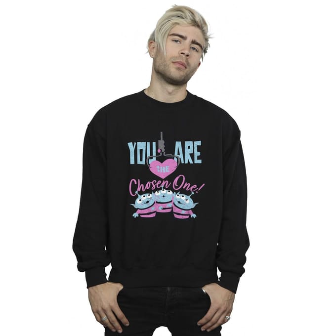 Disney Heren Toy Story U bent de uitverkorene Sweatshirt (Zwart)
