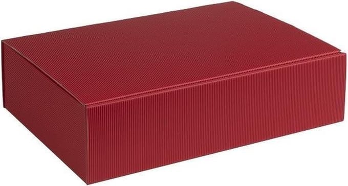 Wijndoos cadeauverpakking karton 36x26x9cm ROOD (35 stuks)