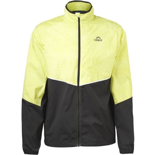 CRIVIT Heren hardloopjack (Geel, S)