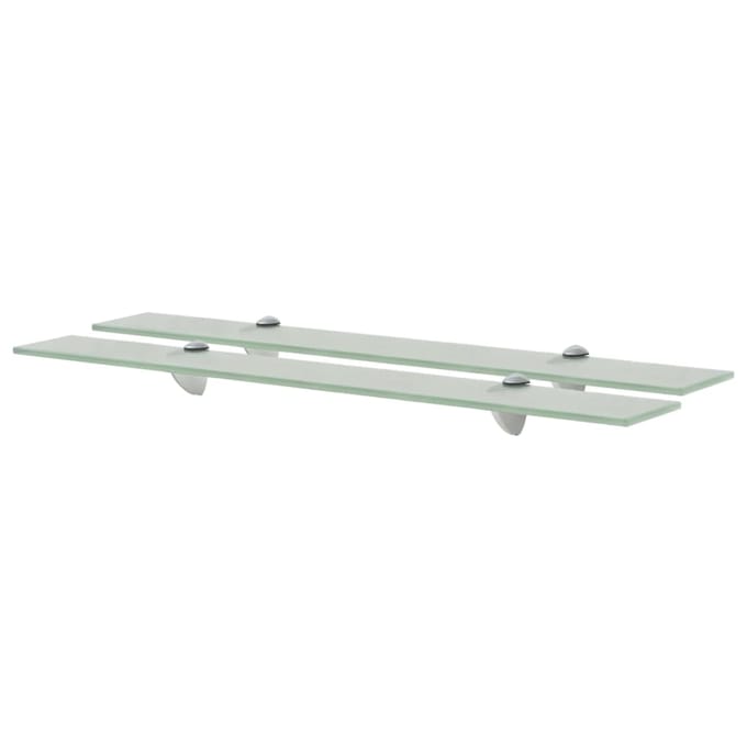 vidaXL - Schappen - zwevend - 2 - st - 70x10 - cm - 8 - mm - glas