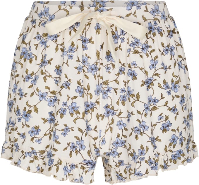 Hunkemöller Jersey Ruffled Shorts Wit