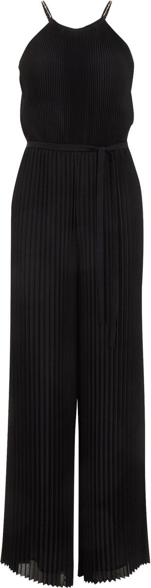 WE Fashion Dames plissé jumpsuit
