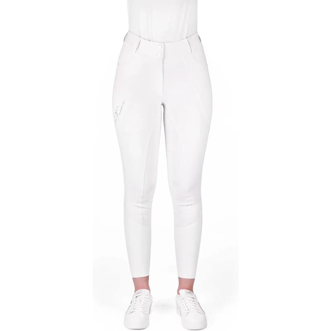 Dames wedstrijdbroek met volledige grip Equithème Elsa JTM