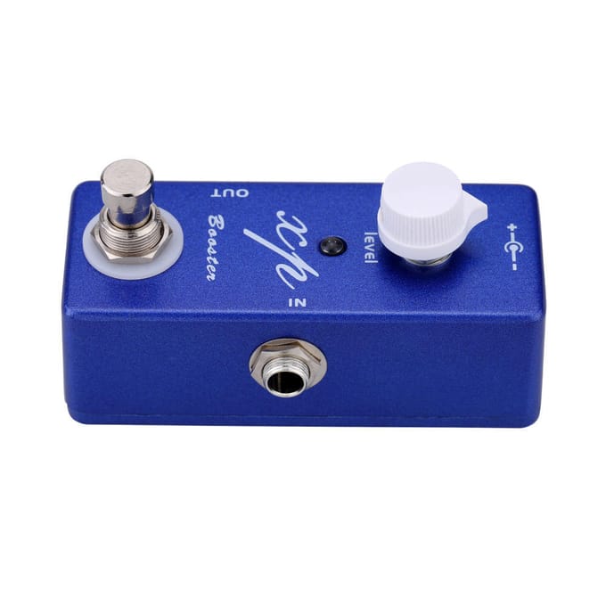 XP Booster Elektrisch Gitaar Effectpedaal Mini Single Effect met Clean Boost True Bypass blauw
