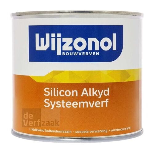 Wijzonol Silicon Systeemverf 0.5 liter Wit