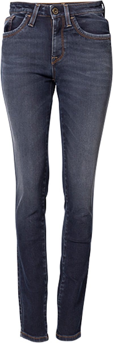ROKKER RT Mid Waist Slim Blauw - Broek