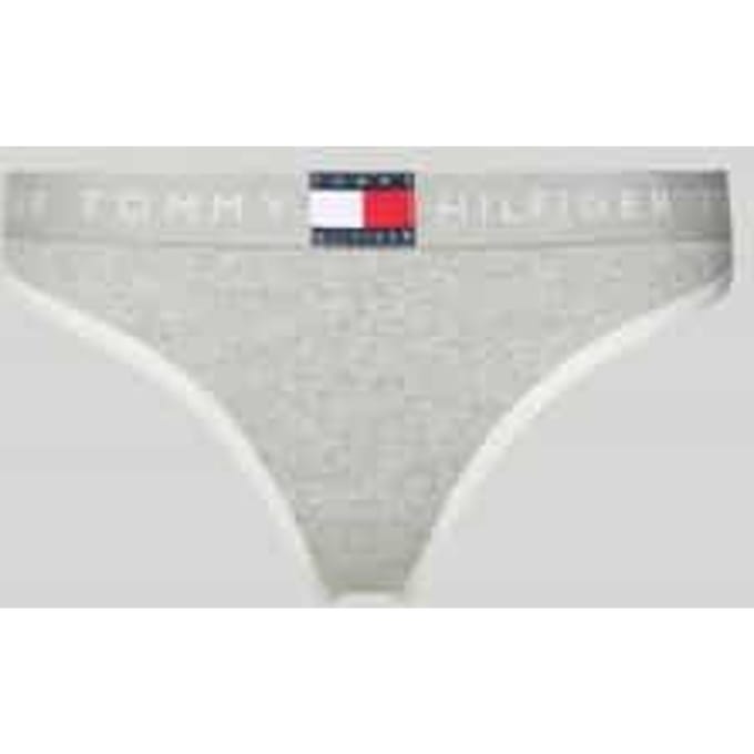 Tommy Hilfiger Rib Thong Light Grey Heather Taglia: S | Biancheria intima Outlet | Donna | Grigio