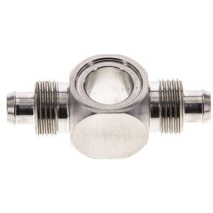 8x6 & G1/8'' RVS 1.4571 Banjo T-Opsteekoppeling