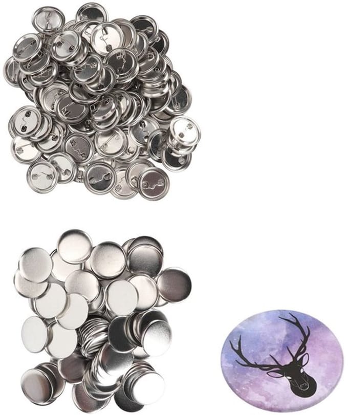 Store_7 - Lege Knoop - DIY Badge Knop - Metaal - Ronde Speld