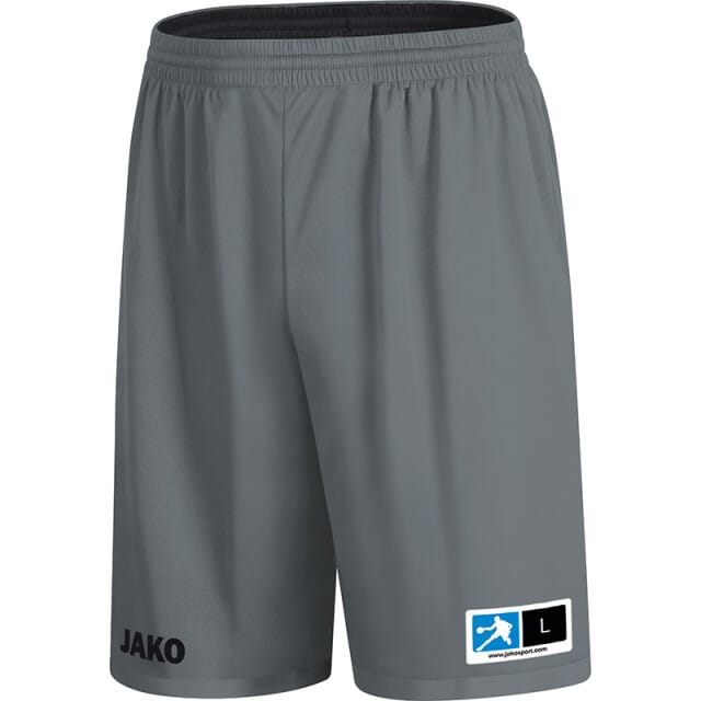 Jako Change 2.0 Reversible Short Heren - Steengrijs / Zwart | Maat: M