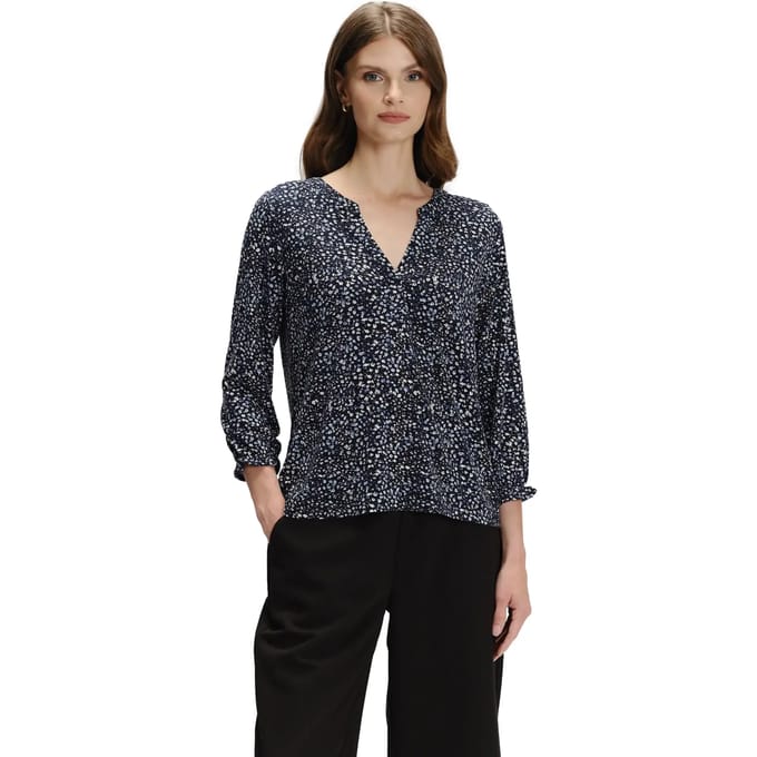 Dames gebreide blouse met bloemenprint Greenpoint