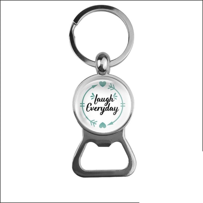 Bieropener Glas - Laugh Everyday