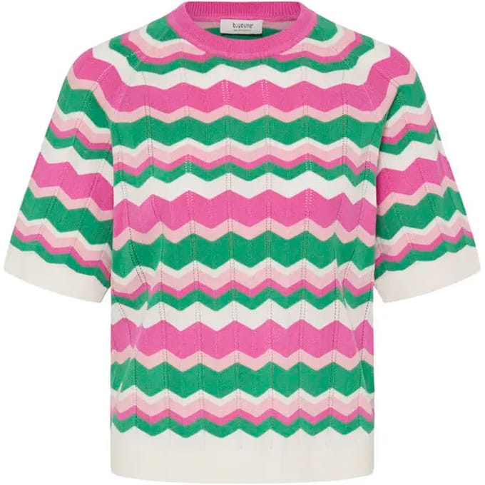 b.young - BYMMORLA POINTELLE TSHIRT - Dames - Gebreide truien