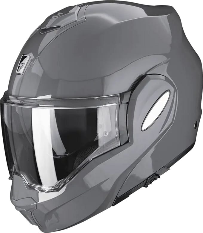 Scorpion Exo-Tech Evo Metallic Grey - Systeemhelm - Maat M - Motorhelm - ECE 22-06 gekeurd
