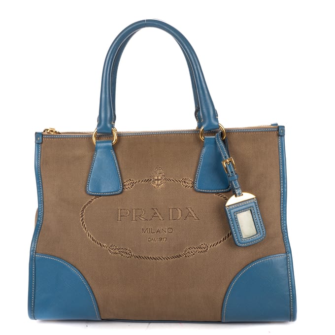 Saffiano Trimmed Tote Medium  schoudertas
