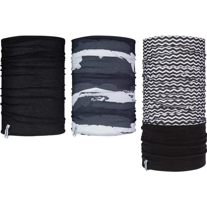Avento Colsjaal Set Heren - Active - 3 St - Zwart/Antraciet/Wit