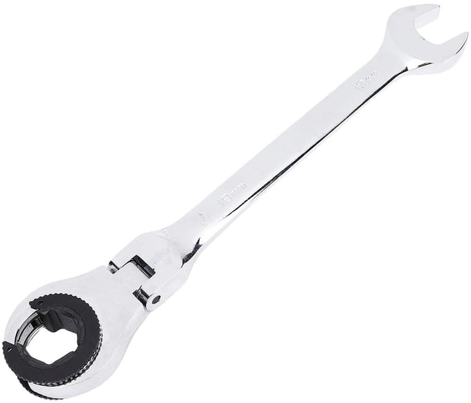 Cosensi - Open Flexkop Ratelsleutel 19 Mm met 72 Tanden