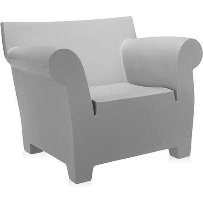 Kartell Bubble Club fauteuil - lichtgrijs