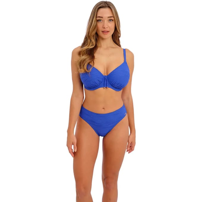 Dameszwembroekje met gemiddelde taille Fantasie Beach Waves Ultramarine