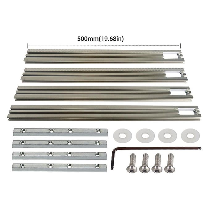 Trimmachine Frezen Groeven Graveren Geleiderail Verstelbare Rug Houtbewerking DIY Hulp Type D
