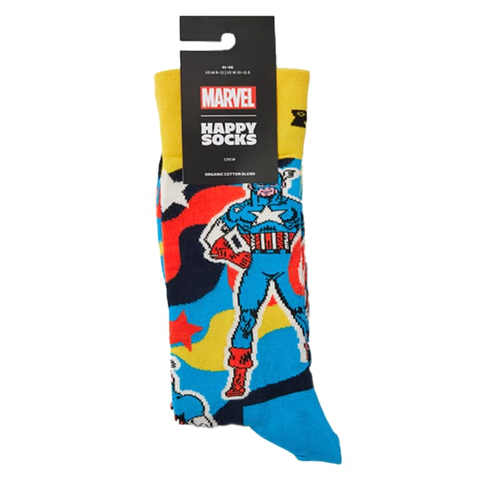 Heren Marvel Captain America Novelty Sokken | Cadeau Idee