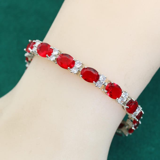 Bracelets en zircon AAA, cadeaux de mariage simples et élégants beige