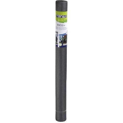 Tenax Texstyle Laag Privacy Scherm - 1 x 25 m, Grijs Zwart Zilver