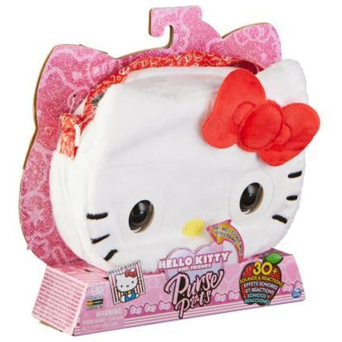 Purse Pets - Sanrio Hello Kitty and Friends Hello Kitty interactieve dierenhandtas met meer dan 30 geluiden en reacties