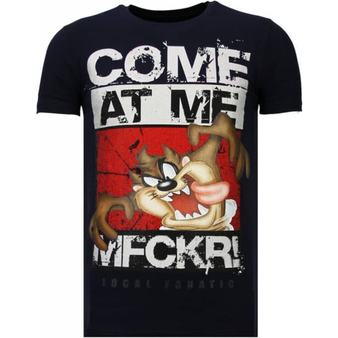 Local Fanatic Taz mania rhinestone t-shirt