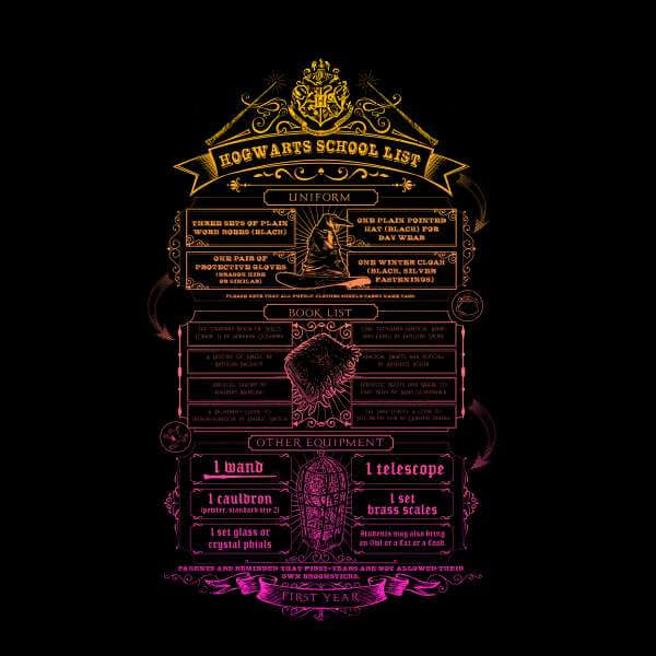Harry Potter School List trui - Zwart - M