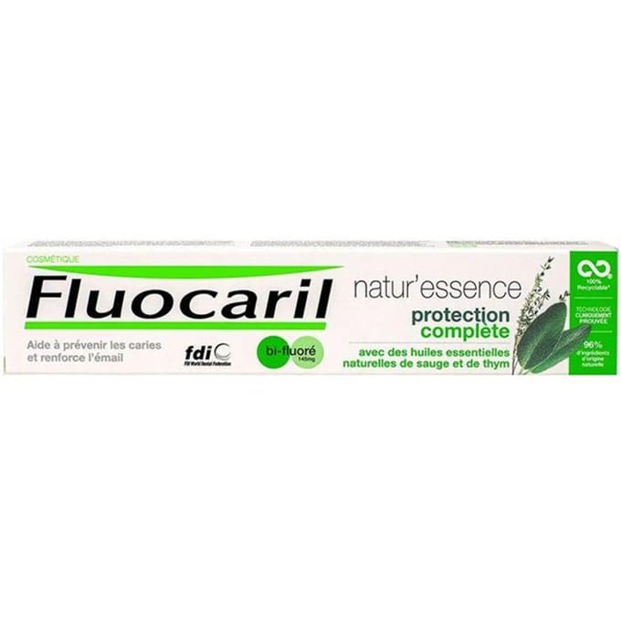 Dentifrice - Fluocaril - Natur'Essence - Protection Complète - 75ml - 96% d'ingrédients naturels