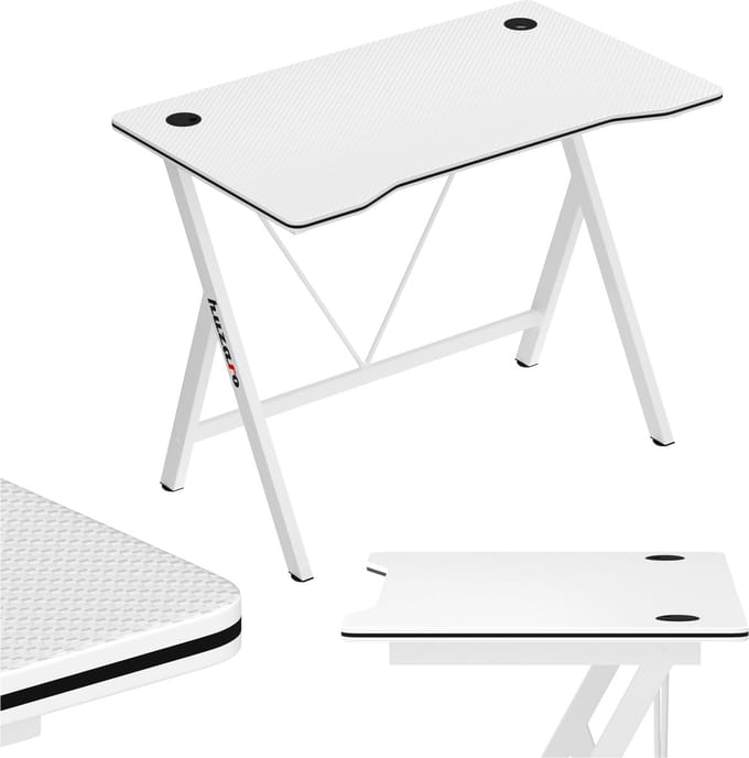 Huzaro Hero 1.4 - Gaming Bureau - 100x50 cm - Wit