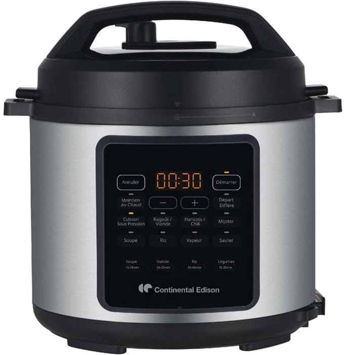Continental Edison – CEMCSP10006L – Multicooker – Druk – 6 liter