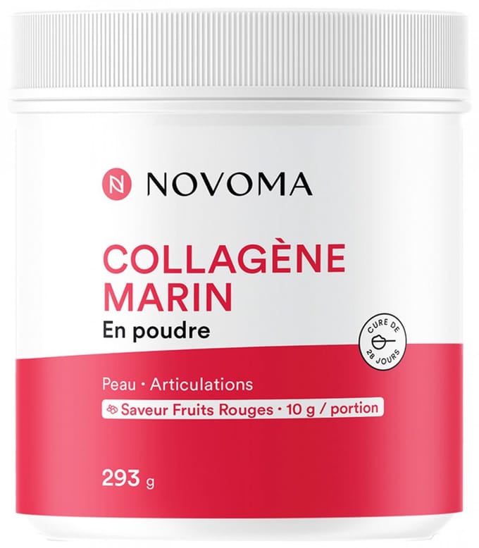 Novoma Marien Collageen in Poeder 288 g (Smaak : Rood fruit)