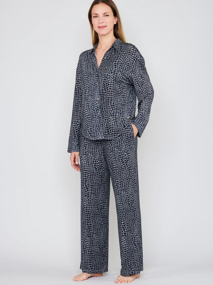 Joop! Pyjamahose Luxe Modal Printed