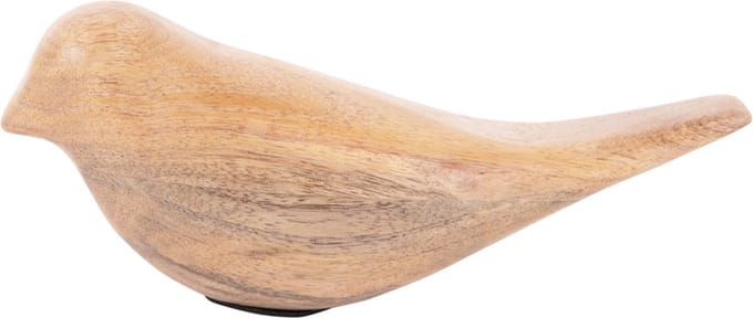 Present Time Statue vogel 10x21cm mango hout