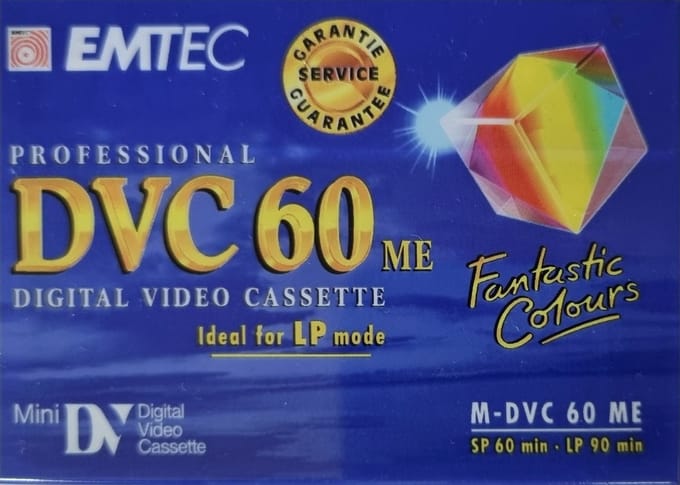 Emtec mini DVC 60 video cassette