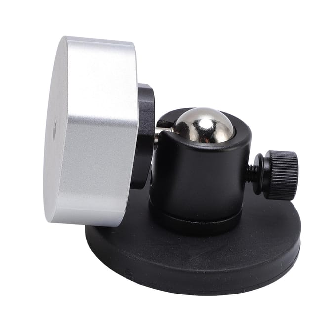 Support de montage magnétique pour toit de voiture, en alliage d'aluminium, angle réglable, pour satellite noir