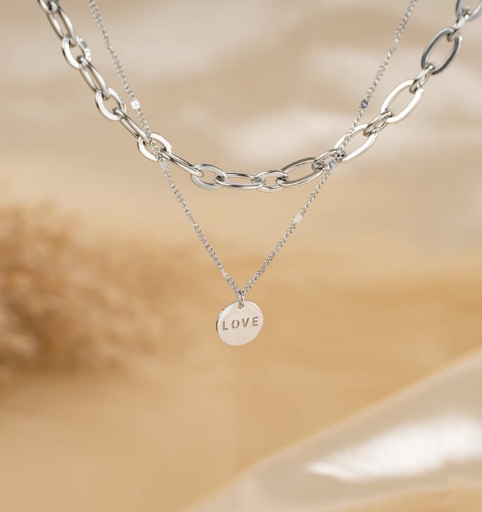 Ketting 'Lovely' | Stainless Steel