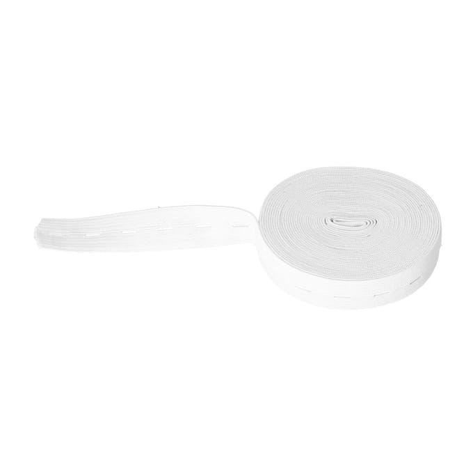 Knoopsgat Elastische Band Draagbaar Multifunctioneel Huis Kantoor Praktisch Rubberen Band BevestigingsgereedschapWit wit