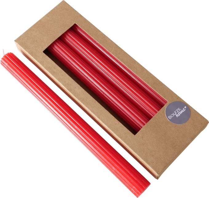 Dinerkaars 25 cm diameter 2,3 cm Classic rood
