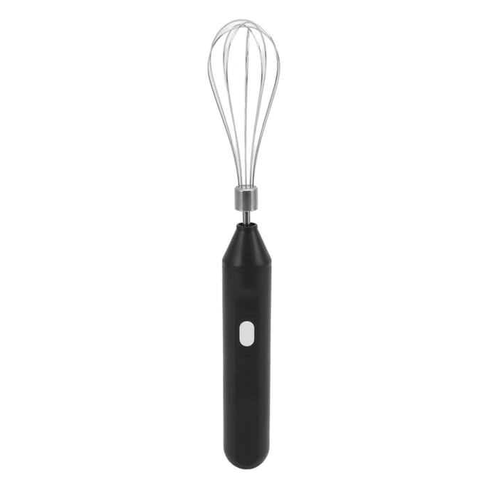 Elektrische Eierklopper Handheld USB-oplaadbaar Melkschuimer Draagbare Snoerloze Drankmixer met Roestvrijstalen Klopper