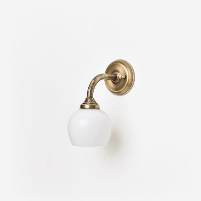 Wandlamp Raindrop Curve Brons - Art Deco Trade
