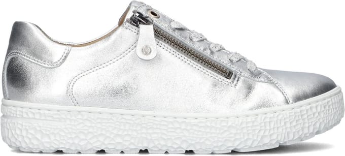 Hartjes 162.1402 Sneakers - Leren Sneaker - Dames - Zilver - Maat 41,5