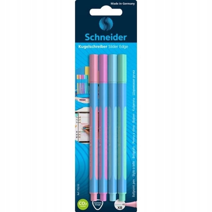 Schneider Slider Edge Pastel Balpen - Ergonomisch & Vloeiend Schrijven