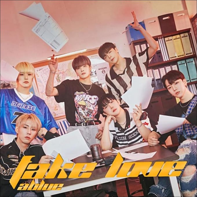 ABLUE - VALSE LIEFDE / 2e singlealbum Album beige