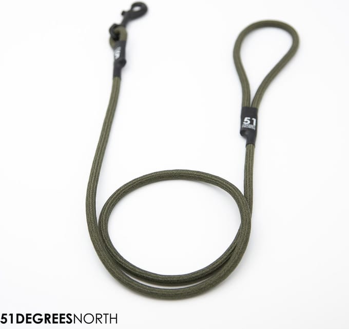 51 Degrees North - Wanderful - Leash - Nylon - Rope - Khaki - 120cmx8mm