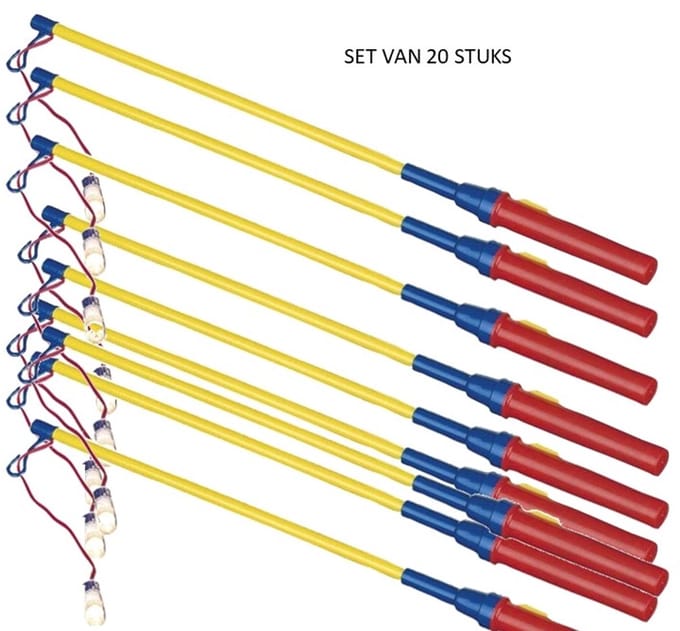 Lampionstok elektrisch 40 cm - 20 STUKS.