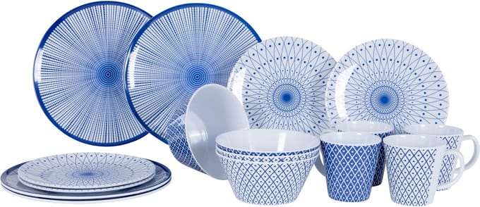 Gimex - Galaxy - Mix - Servies - 16-delig